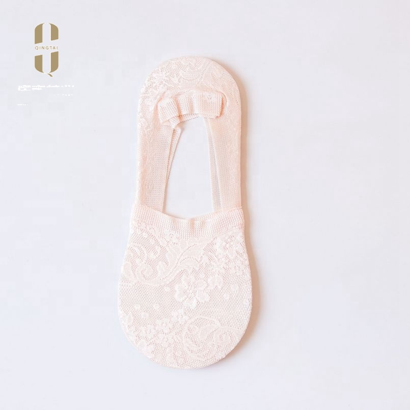 Wholesale high quality sex lace thin women low cut bamboo fibre socks