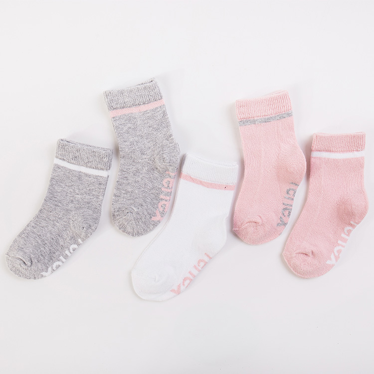 Colorful custom ankle baby cartoon warm knitted socks baby socks