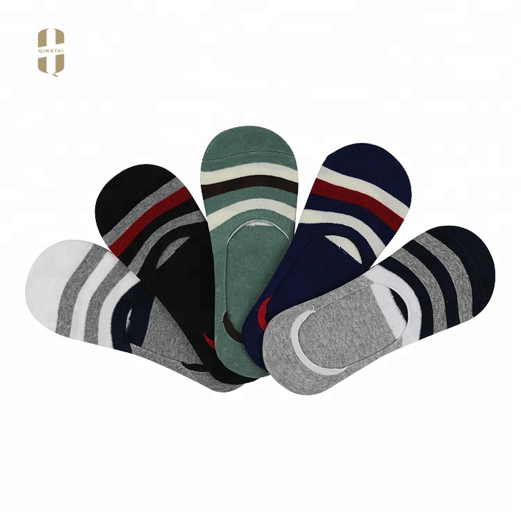 OEM custom all cotton mens casual boat ankle low cut no show socks