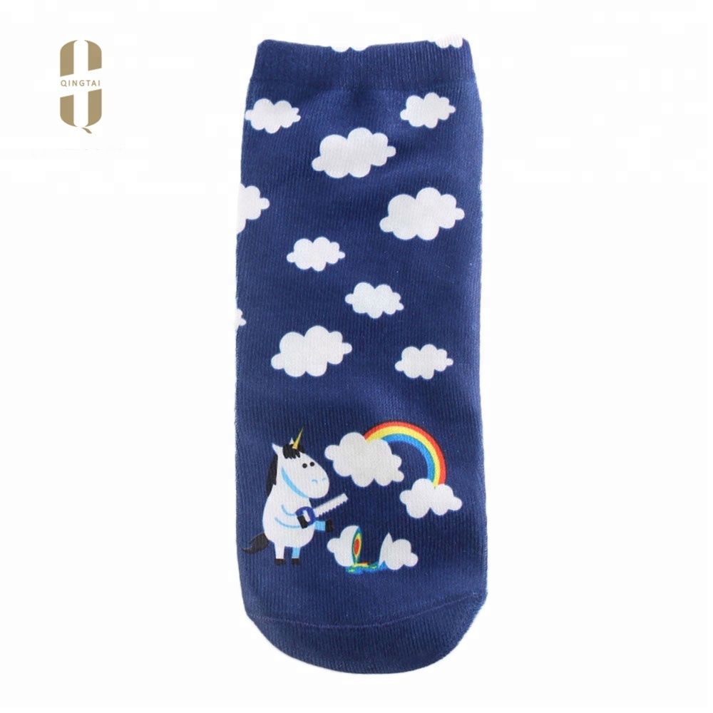 Fashion cotton wholesale cartoon funny cute animal print socks