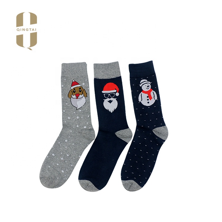 Quality chinese factory low price striped christmas men women socks