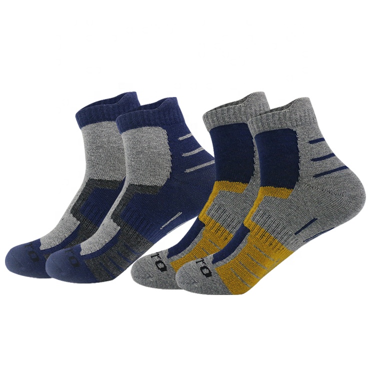 Wholesale custom logo sport basketball knit antibacterial low cut sport socks