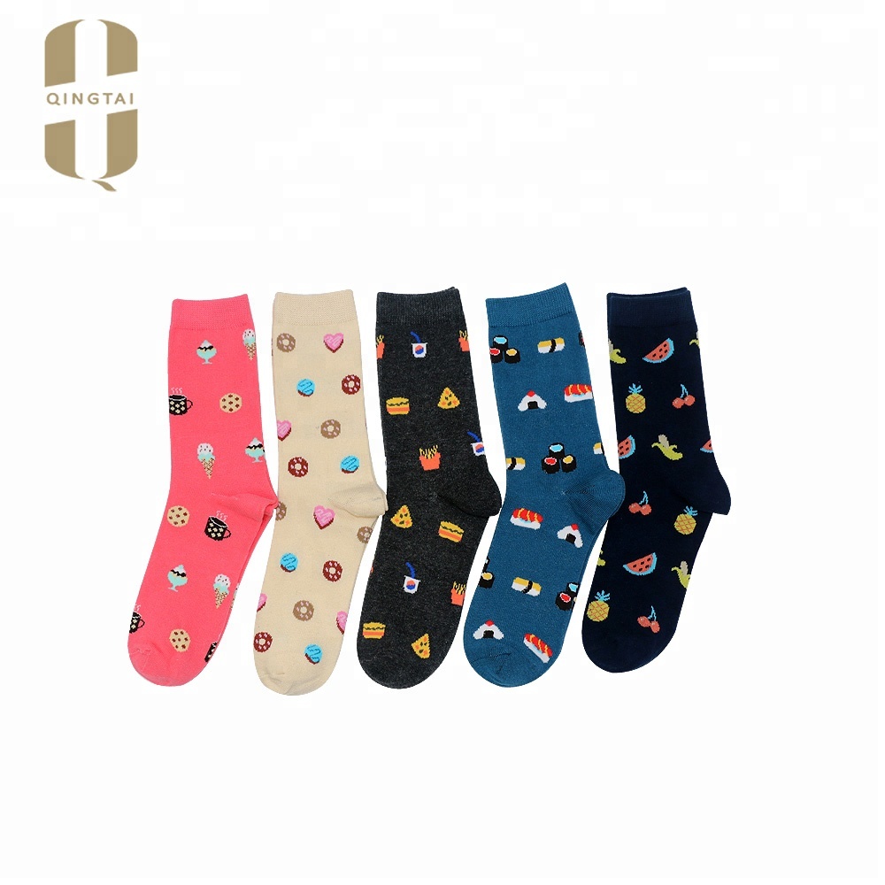 China manufacturer cheap price custom knitted crew cotton sock