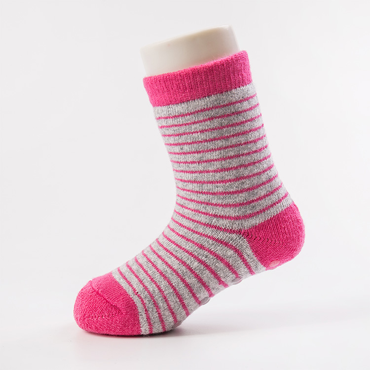 Funny cozy crazy non slip children socks non-skid baby socks