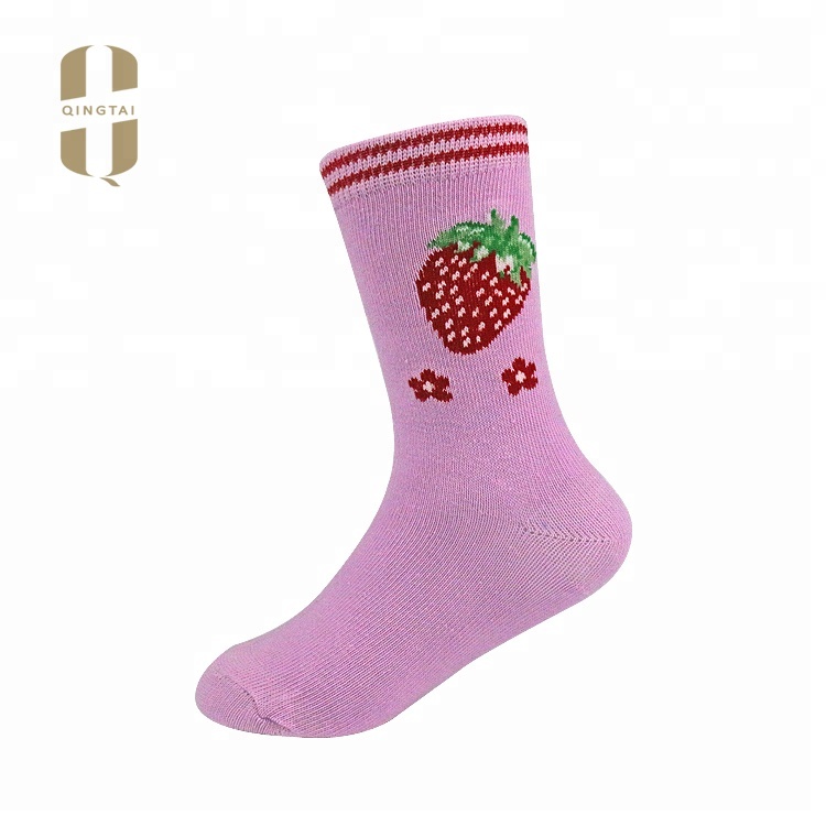Best quality reasonable price white kids cute cotton sock
