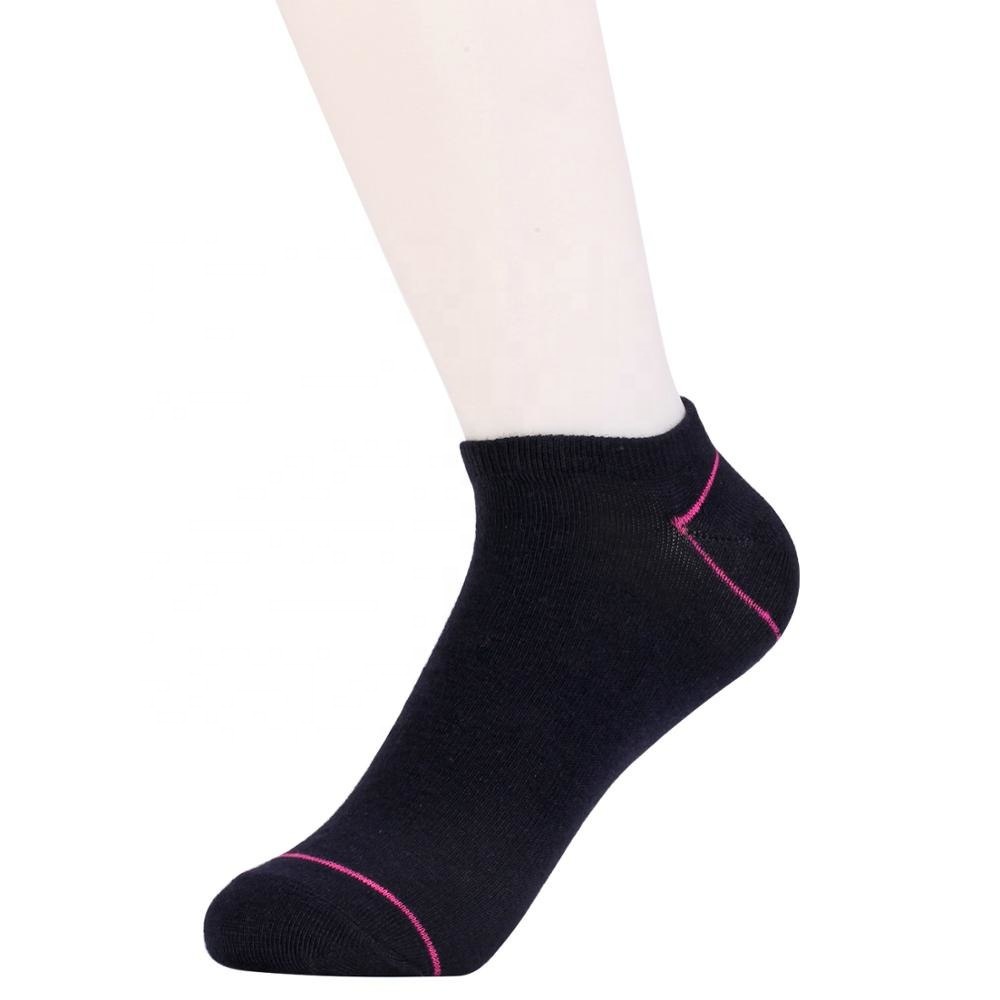 Export custom size 100% Cotton Women colorful ankle socks