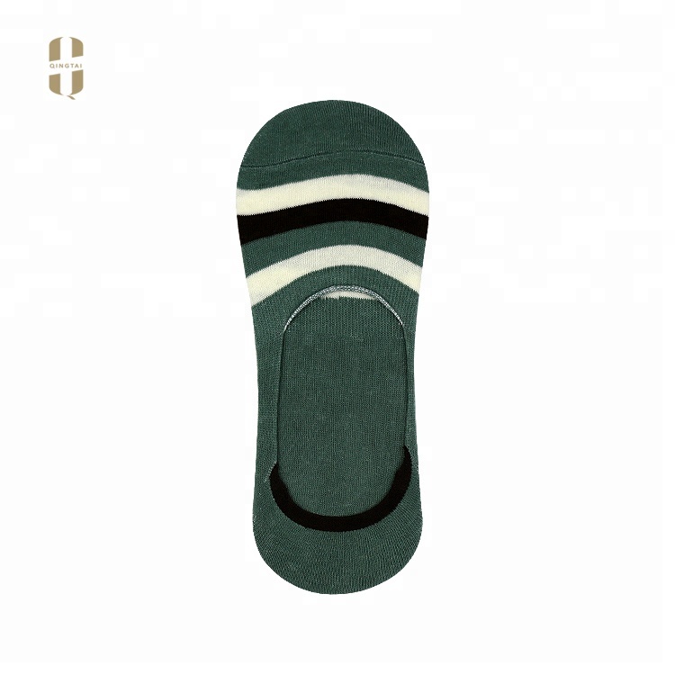 OEM custom all cotton mens casual boat ankle low cut no show socks