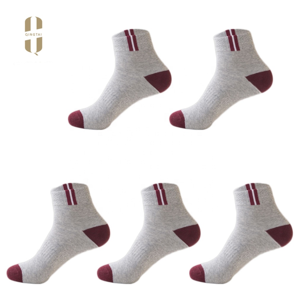 Wholesale comfortable cotton basketball sport men's cycling socks