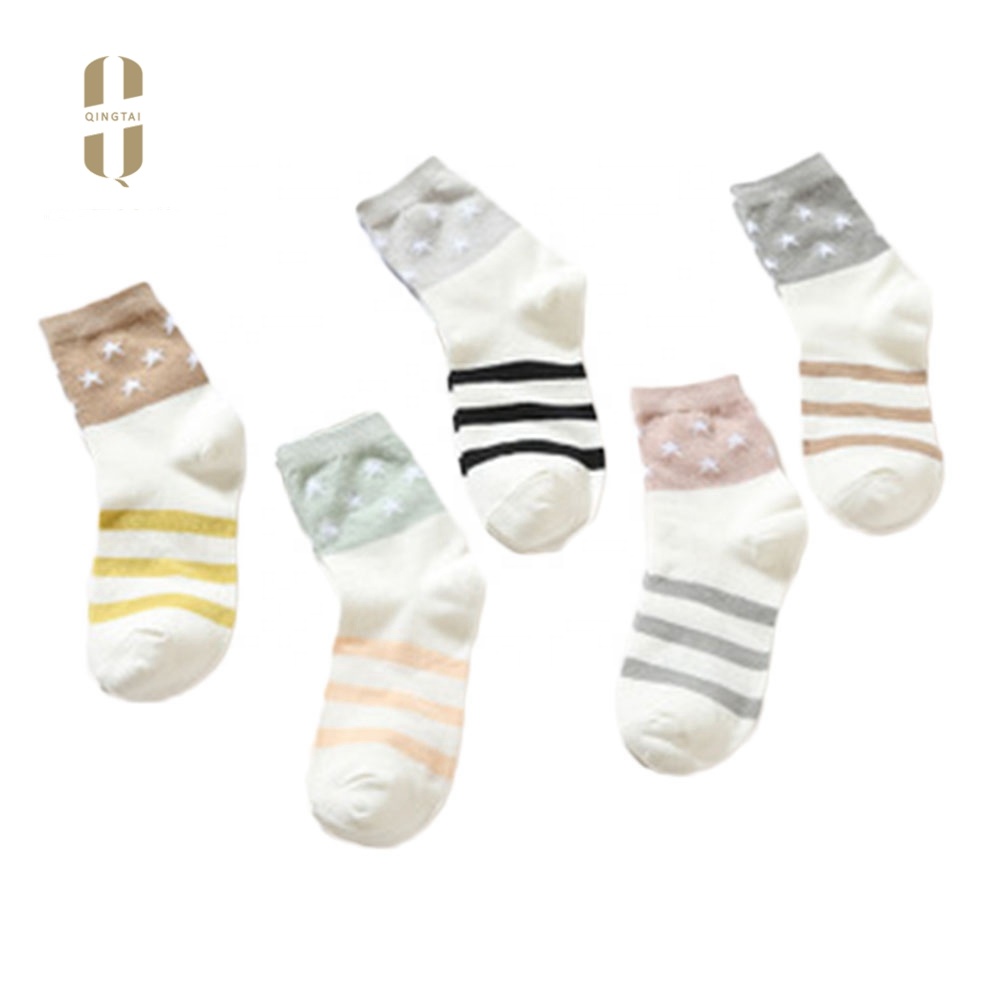 Custom women socks low cut stripe short ankle invisible cotton socks